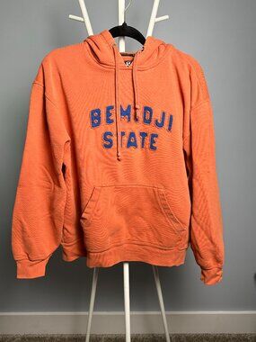 VTG Bemidji State Orange hoodie size XL